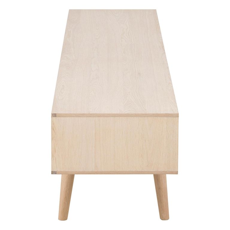 Century TV Unit - 2 Drawer - Oak