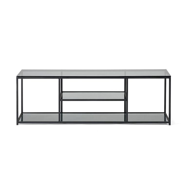 Chicago TV Unit - 140cm - Smoked Glass