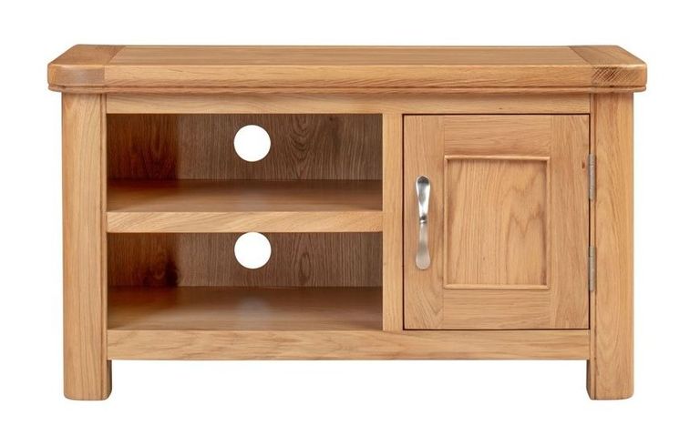 Clarion TV Unit - 1 Door - Small - Oak