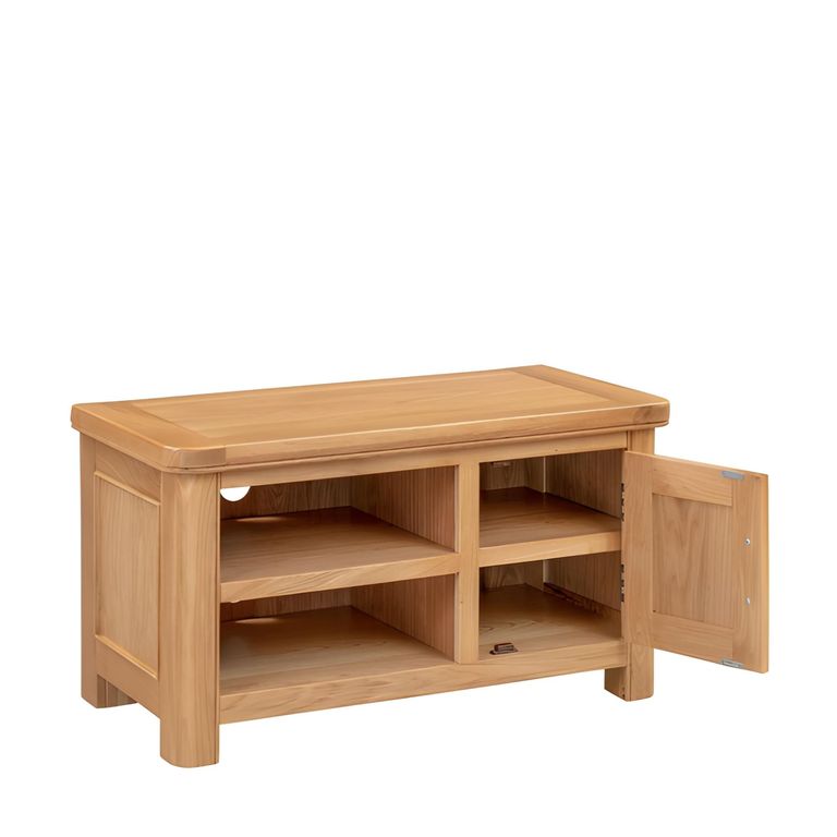 Clarion TV Unit - 1 Door - Small - Oak