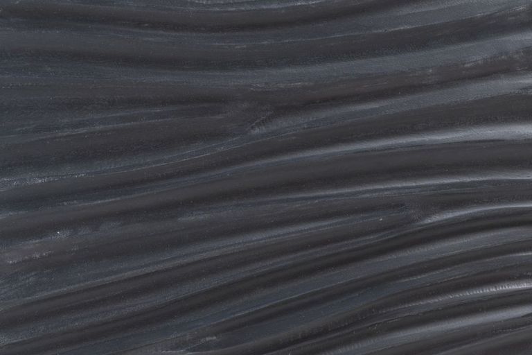 Clearance - Wave Mango Wood TV Unit, Black Ripple Pattern 100cm Wide, Stand Upto 32in Plasma - 1 Door with 2 Shelf - Brand New Item