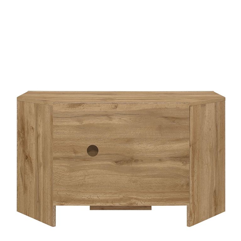 Compton Corner TV Unit - 1 Door - Oak