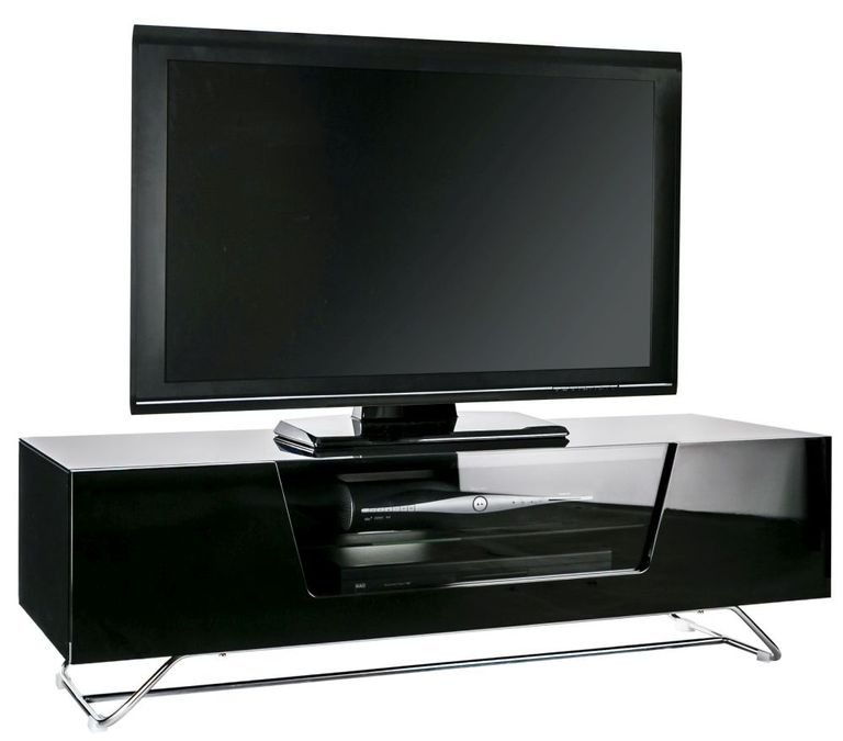 Conway 120cm TV Stand in Black - CRO2-1200CB-BLK