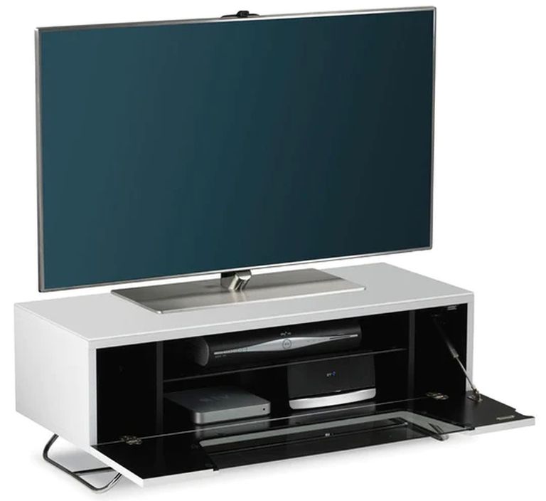 Conway White 100cm TV Stand - CRO2-1000CB-WHT