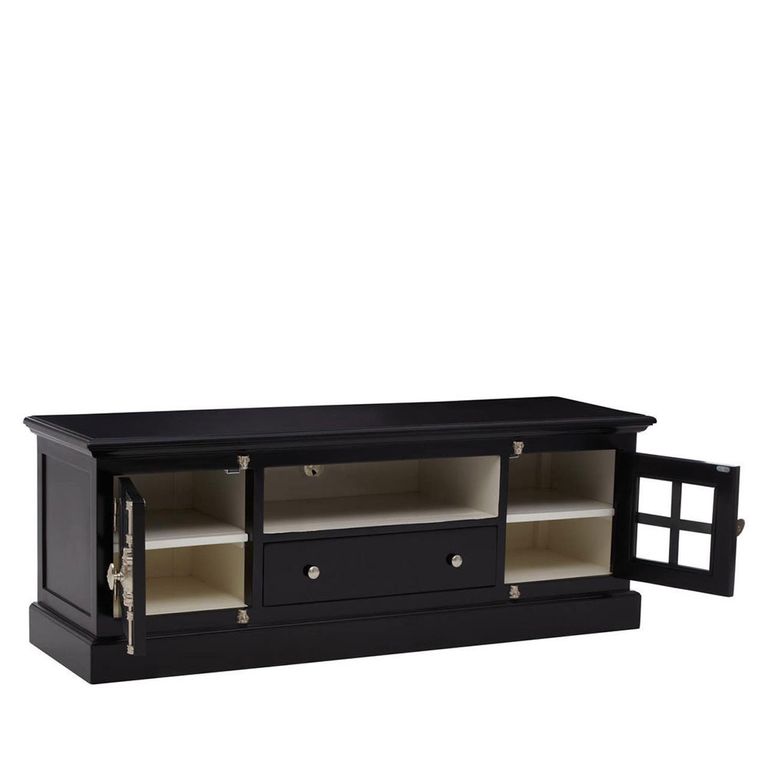 Covent TV Unit - Storage - Black Mahogany Wood