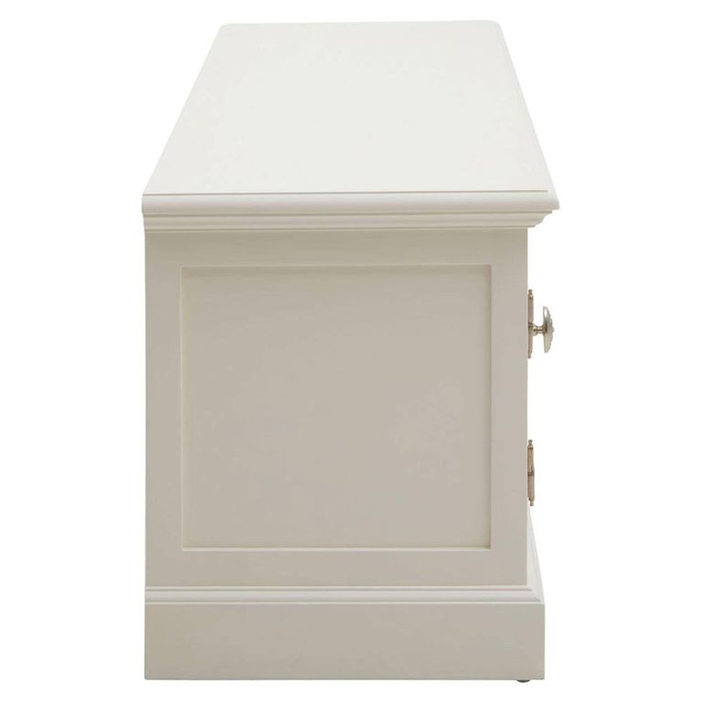 Covent TV Unit - Storage - White Mahogany Wood