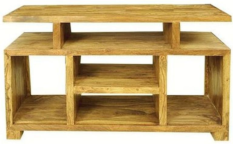 Cuban Light Mango Wood 118cm TV Unit