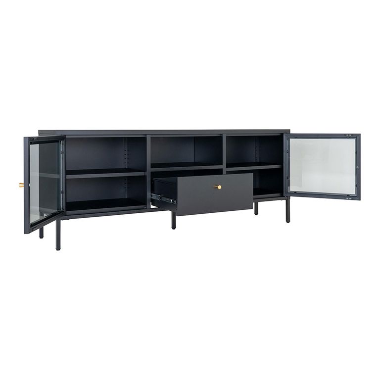 Dalby TV Unit - Storage - Metal - Black