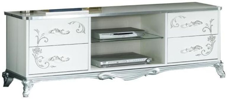 Daniela White Italian 160cm TV Unit