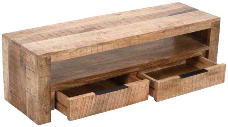 Dispur Solid Mango Wood 130cm TV Unit