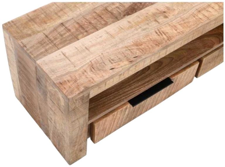Dispur Solid Mango Wood 130cm TV Unit