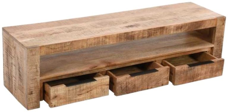 Dispur Solid Mango Wood 150cm TV Unit