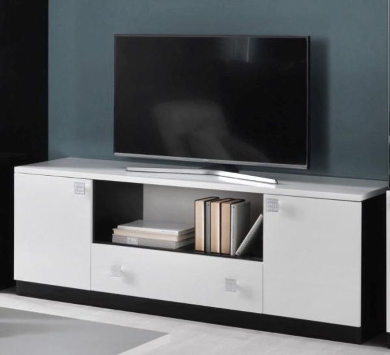 Elisa White Italian 165cm TV Unit