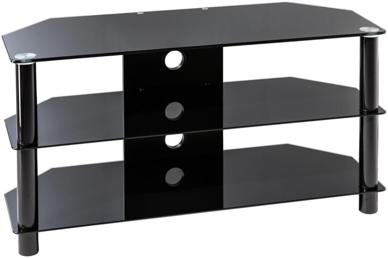 Estill 120cm TV Stand - Black - ESS1200/3-BLK