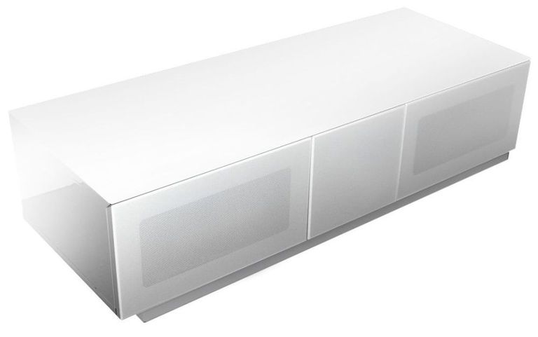 Evans High Gloss White 125cm TV Cabinet - EMTMOD1250-WHI