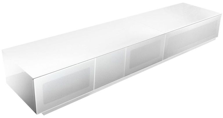 Evans High Gloss White 210cm TV Cabinet - EMTMOD2100-WHI