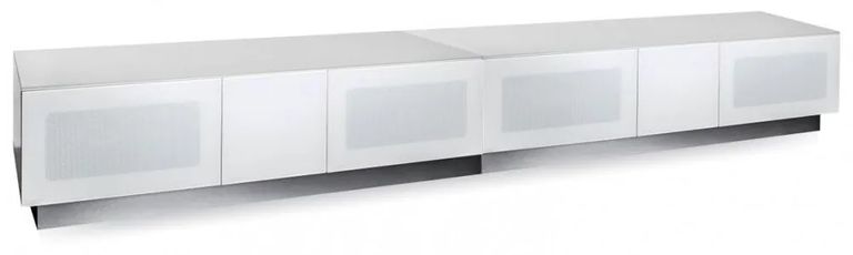 Evans High Gloss White 250cm TV Cabinet - EMTMOD2500-WHI
