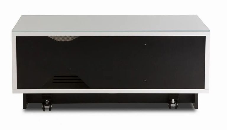 Evans High Gloss White 85cm TV Cabinet - EMTMOD850-WHI