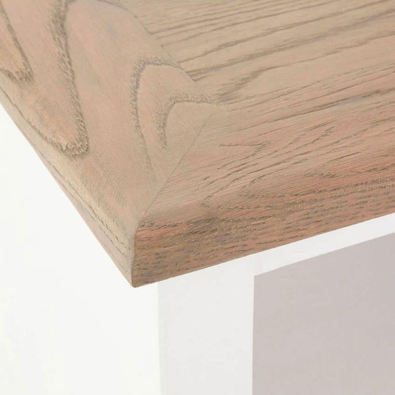 Hampstead TV Unit - 2 Drawer - White and Oak