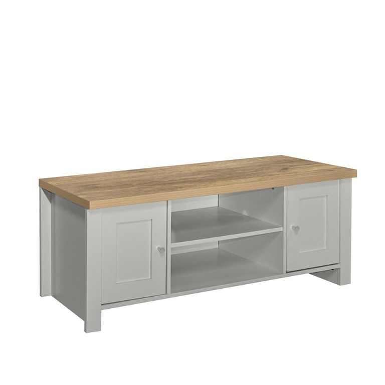 Highgate Large TV Unit - 130cm - Grey Painted