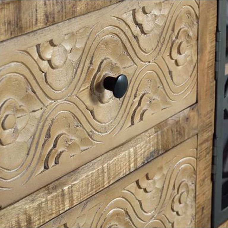 Hopkins TV Unit - Mango Wood - Storage - Large