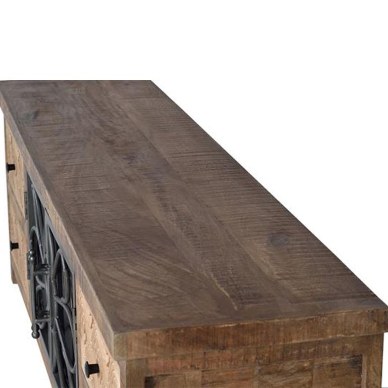 Hopkins TV Unit - Mango Wood - Storage - Large