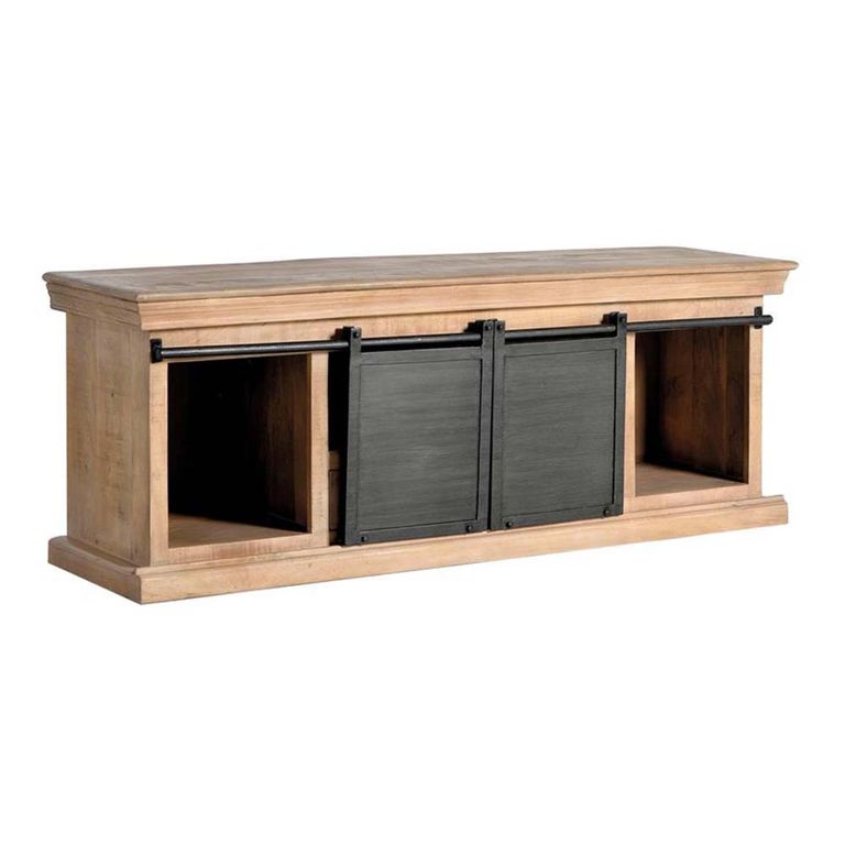 Irondale TV Unit - Mango Wood - Storage