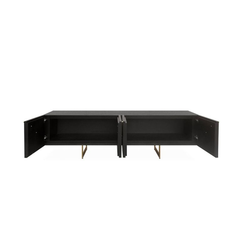 TV Unit - Ivanna - 4 Door - Dark Wood