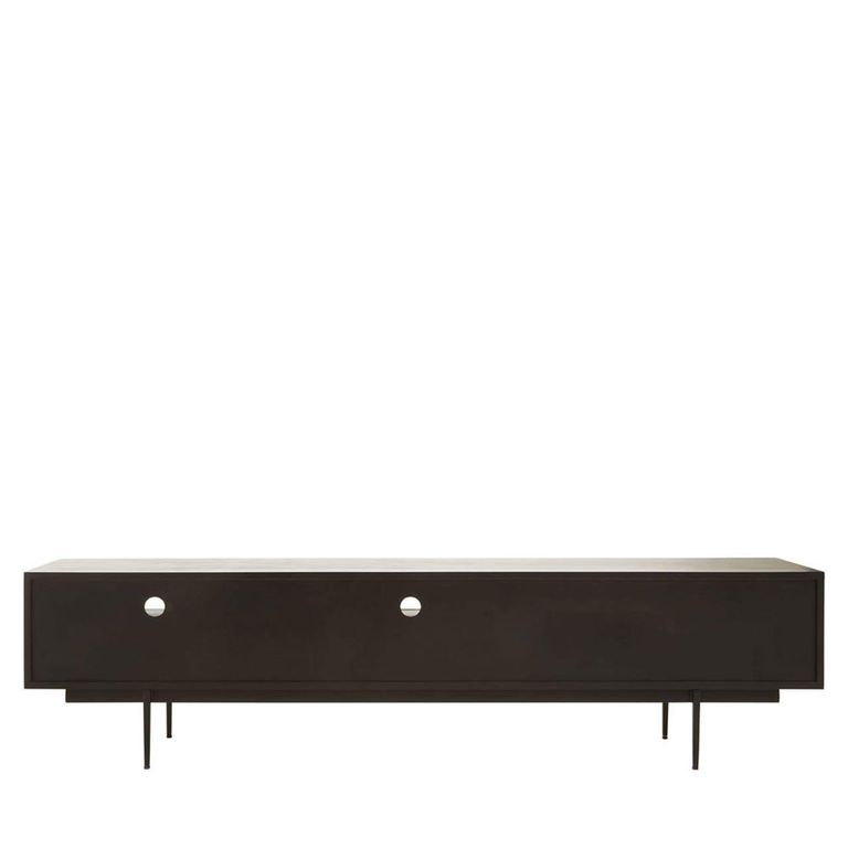 Jakara TV Unit - 2 Door - Black Wood