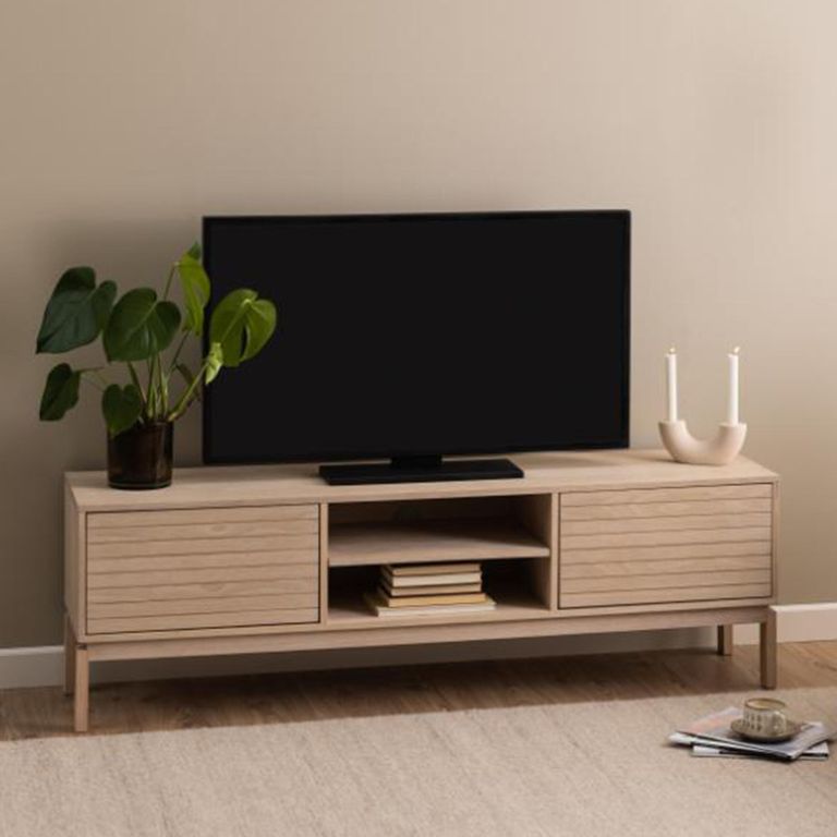 Linley TV Unit - 2 Door - White Oak