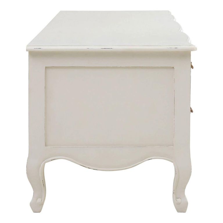 Loire TV Unit - 4 Drawer - White
