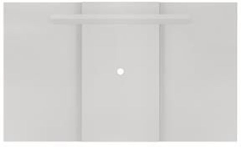 Lido White Extendable Fixed TV Wall Panel