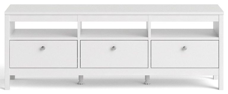 Madrid White 151cm TV Unit