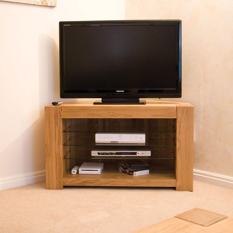 Trend Corner TV Unit - Oak