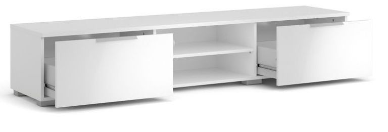 Match White Gloss Large TV Unit