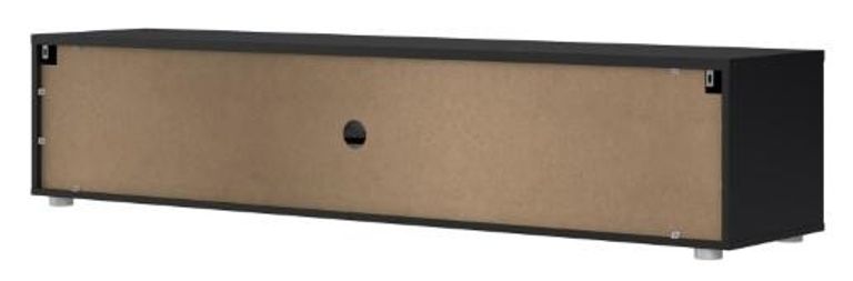 Media Black Large Storage TV Unit