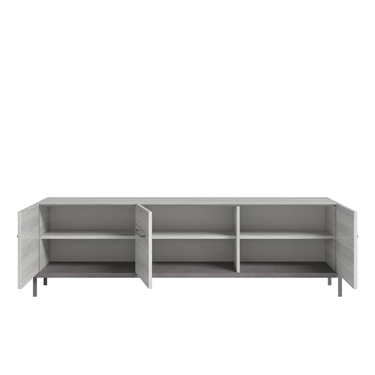 Mia TV Unit with Handles - 185cm - Grey
