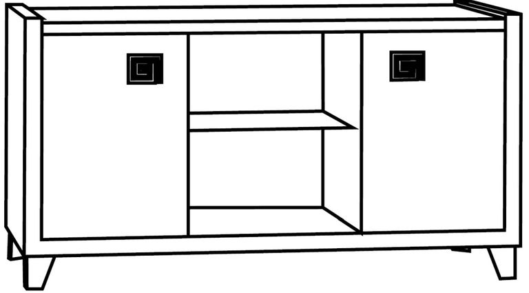 Milo Grey 105cm TV Unit