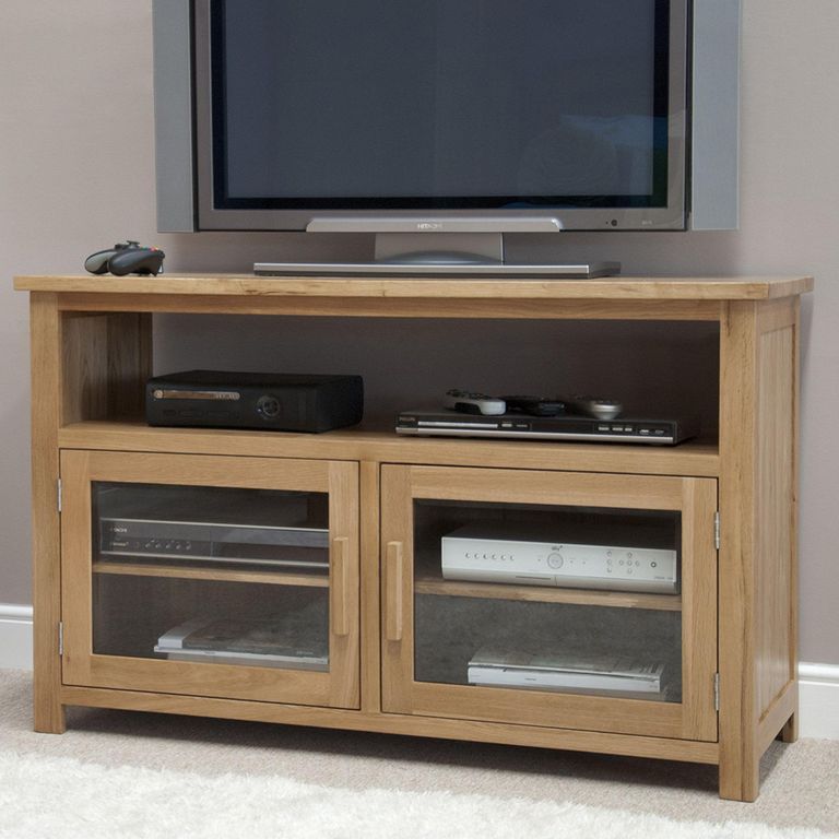 Opus TV Unit - 2 Door - Oak