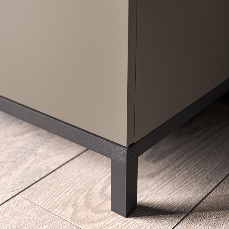 Modern Kali TV Unit - 2 Door - Taupe