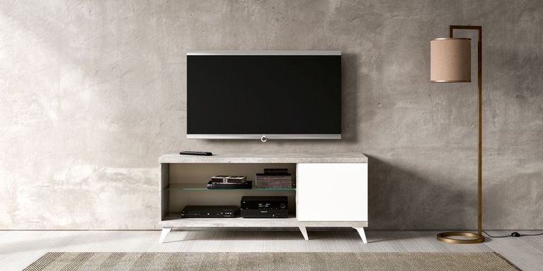 Modern Treviso TV Unit - 151cm - White