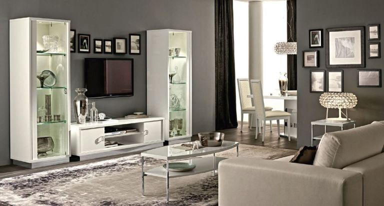 Roma TV Unit - White