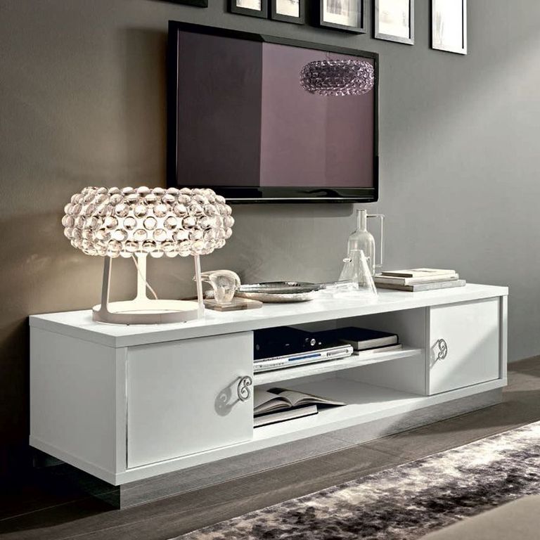 Roma TV Unit - White