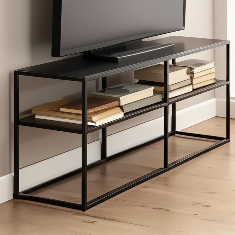 Newton TV Unit - Black Metal