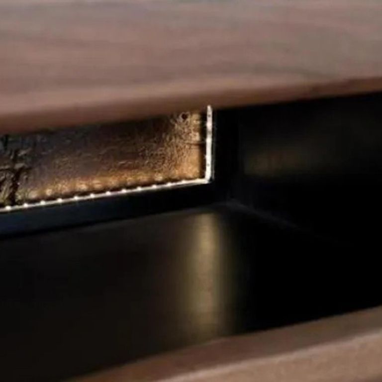 Niarada TV Unit - Acacia Wood - 3 Drawer - Large - 180cm