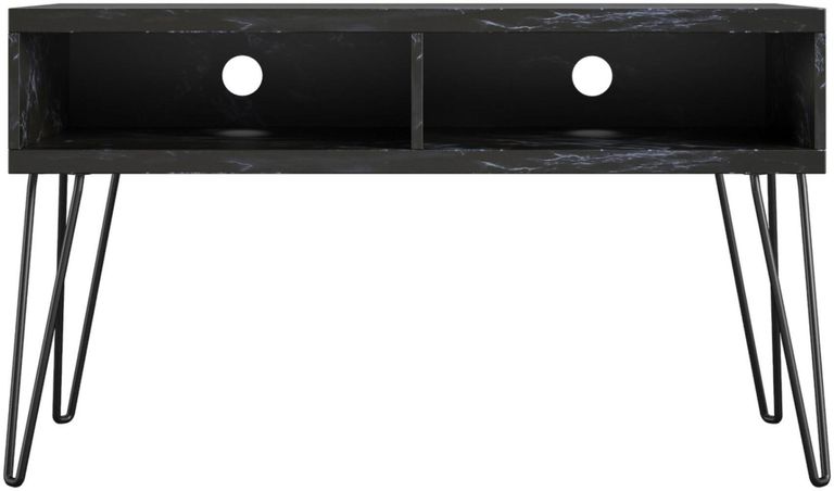 Nowata Athena Black Marble Effect TV Stand upto 42in - 1748899COMNUK