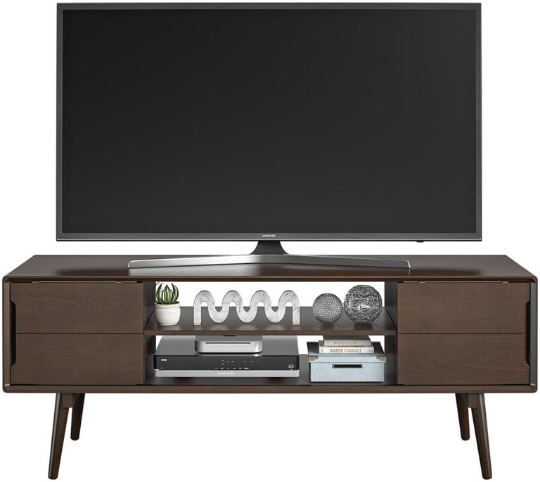 Nowata Brittany Walnut TV Stand upto 55in - 8753801COMNUK