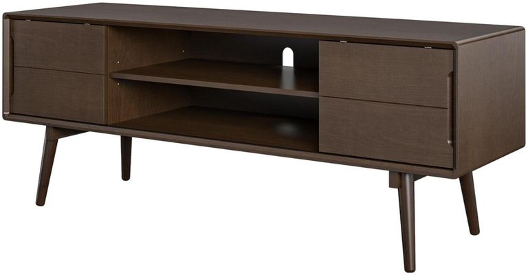 Nowata Brittany Walnut TV Stand upto 55in - 8753801COMNUK