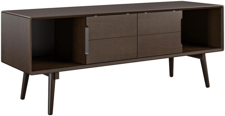 Nowata Brittany Walnut TV Stand upto 55in - 8753801COMNUK