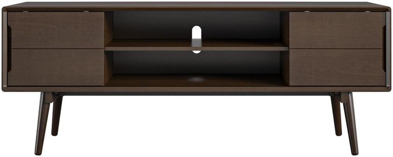 Nowata Brittany Walnut TV Stand upto 55in - 8753801COMNUK